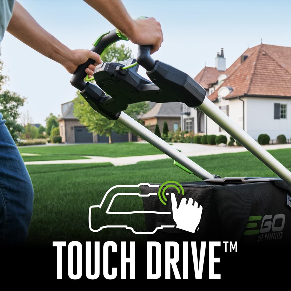 Electric Lawn Mower, Self-Propelled Cordless with 22" Aluminum Deck, Select Cut and Touch Drive, Includes 56V 10.0Ah Battery and Charger - LM2206SP